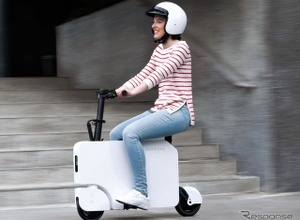 ホンダ『モトコンポ』が電動スクーターとして再来…ハンドルやシートを折りたたんで運べる 画像