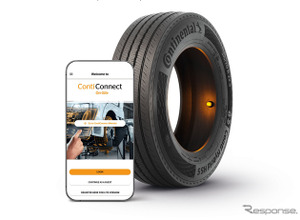 スマホとタイヤが通信、タイヤをデジタル管理できる新アプリ発表…コンチネンタル 画像