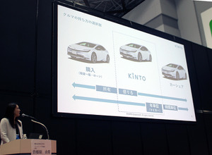 【IAAE2024】累計申込数10万件、車のサブスク「KINTO」は “ 価値の下がり幅を縮める ” アフターサービスに注力 画像