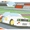 BMW M3 DTM のぬり絵
