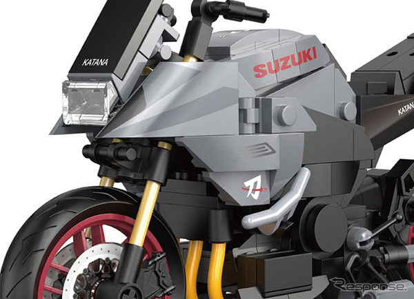 スズキ「カタナ」のブロックキット、よりコンパクトな1/12サイズが登場