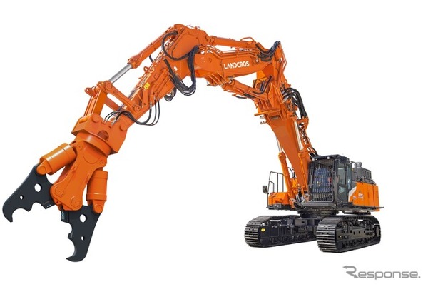 能面 日立建機、マルチブーム仕様解体機を受注開始…最大作業高さ28m | CAR