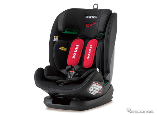 モノコックボディのチャイルドシート「コンフォルテ・レーシング」発売…ブリッドとナカバヤシが共同開発、5万5000円 画像