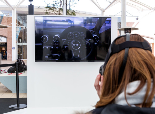 そこに本物のクルマが見える！…アウディがVRイベントを開催 画像