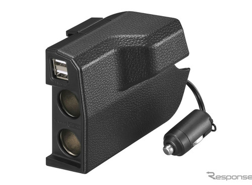 カーメイト、『N-BOX』のデッドスペースを有効活用した「フットライト付き増設電源ソケット」発売 画像