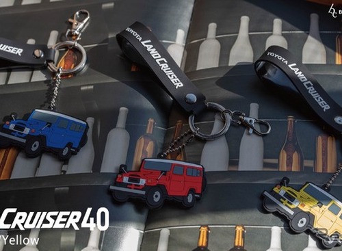 トヨタ『ランドクルーザー』、全4型11種類の「ラバーキーホルダー」発売 画像