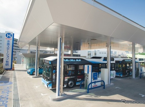東京ベイエリアに、商用水素ステーションが登場！　FCバスを15分で充填 画像