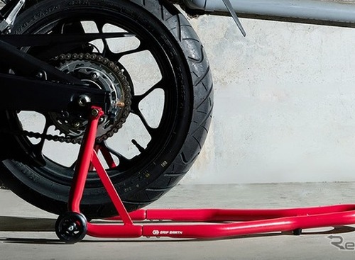 バイクの洗車＆メンテナンスを楽に、耐荷重200kgの「メンテナンススタンド」…VASTLAND 画像