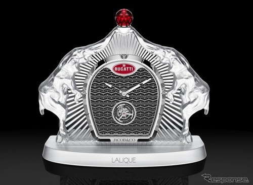 ブガッティ、高級時計メーカーとコラボした置き時計は3466万円 画像