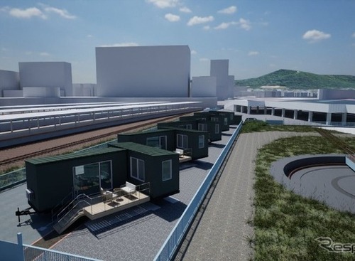 JR函館駅前にトレーラーハウス「無人宿泊施設」を開業へ…ミサワホーム 画像