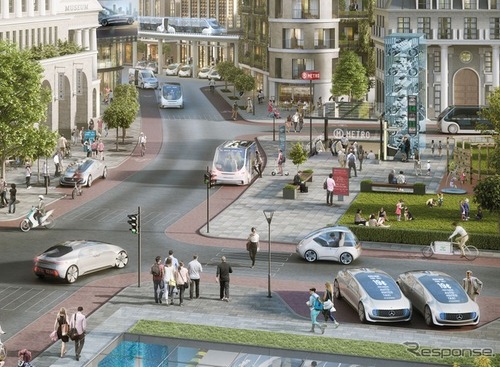 ダイムラーとボッシュが完全自動運転車を共同開発へ…目指すはドライバーレス車 画像