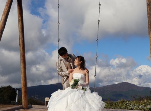 「ターンパイク箱根」でバイク好きカップルが結婚式、9月7日「暮らそう仲良くの日」に 画像