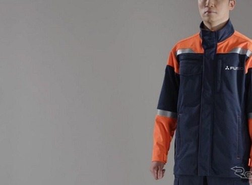 EV整備専用作業服、世界初登場…三菱ふそうがミドリ安全・日本ゴアと共同開発 画像