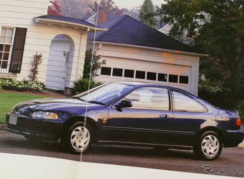 “もう一台”のホンダの逆輸入車、アメリカの風を感じさせた『シビック・クーペ』【懐かしのカーカタログ】 画像