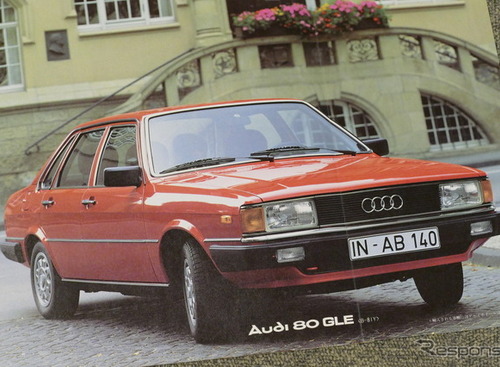 アウディA4の前身は「さすがジウジアーロ」と唸らされる6ライトセダンだった【懐かしのカーカタログ】 画像