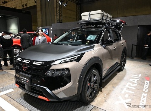 車中泊仕様の『エクストレイル』をさらにワイルドに、冒険心うずく『X-TRAIL ROCK CREEK MULTIBED WILDPLAY』…東京オートサロン2026 画像