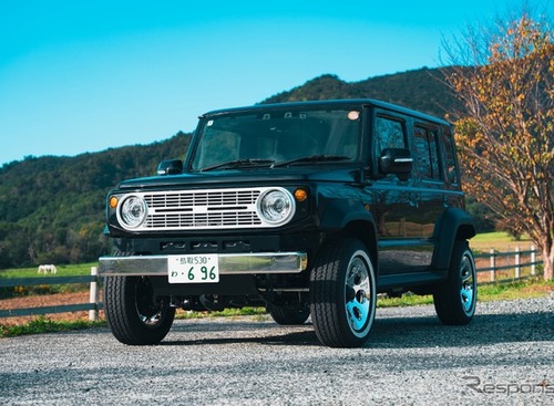 ジムニーに名車「スズライトキャリィ」に敬意の「鈴ライトグリル」、オートルビーズが実車で展示へ…大阪オートメッセ2026 画像