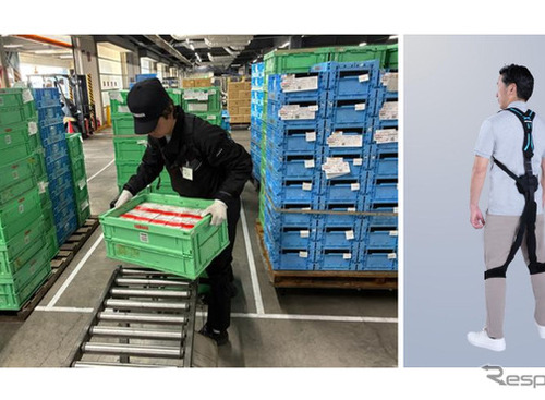 「マッスルスーツ」で作業負担を軽減、ヤマハ発動機が物流倉庫に導入 画像