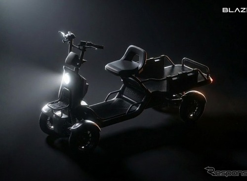 ブレイズ、特定小型原付初の4輪モデルを今春発売へ…免許不要で最高速度20km/h 画像