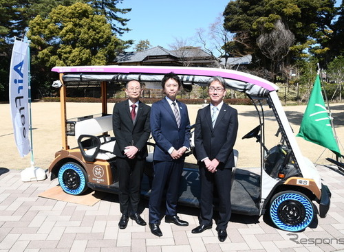 ブリヂストン『AirFree』東京都内初実証、杉並区のグリーンスローモビリティで見えた実力 画像