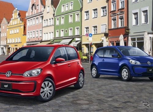 VW 新型『up！』をドイツ春祭りイベントで展示中！　5月7日まで 画像
