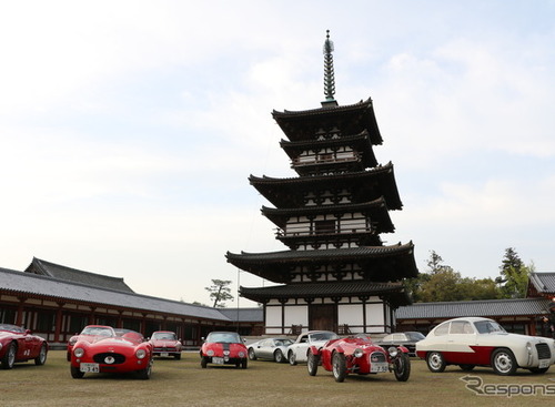 世界遺産・薬師寺に希少車など世界的名車が集結「コンクール・デレガンス」開催 画像
