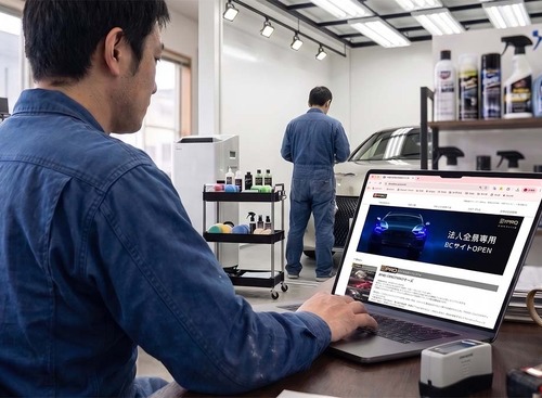クルマの長期保有化でカーケア事業は追い風…プロ向け本格ボディコーティング剤をメーカー直送・卸値でオーダー可能な法人向けEC「BPRO+」の利用価値を知る 画像