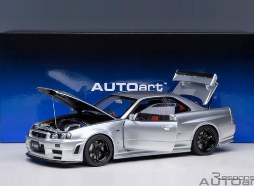 R34型スカイラインGT-R、伝説のニスモ「Z-tune」仕様がスケールモデルで登場 画像