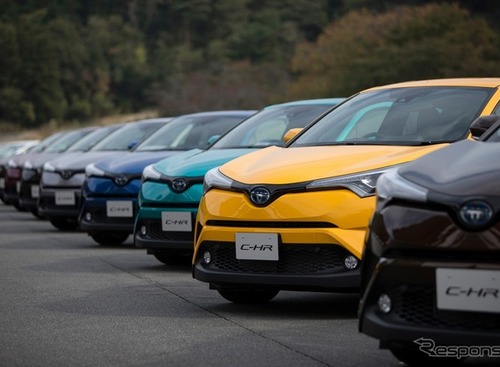 好調！ C-HR が初のトップ　4月新車販売 画像