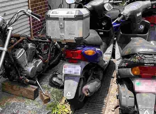 バイク廃車110番、放置車両の回収体制を強化…6月の危険物安全週間前に 画像