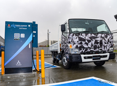 日本初！ 小型EVトラック用急速充電設備を開設 画像