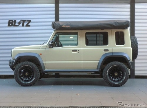 『ジムニーノマド』をスタイリッシュにリフトアップ、ブリッツの車高調キット「DAMPER ZZ-R」が適合 画像