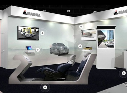 マグナ、ADASやシーティングなど最新技術を展示…人とくるまのテクノロジー展 2026 画像