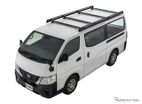 日産『キャラバン』専用ローダウンラック、全高2.1m以下で立体駐車場に対応…カーメイト 画像