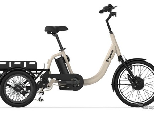 航続最大230km、事業者向けの電動アシスト3輪自転車を「BICYCLE-E・MOBILITY CITY EXPO 2026」で初公開…椿本チエイン 画像