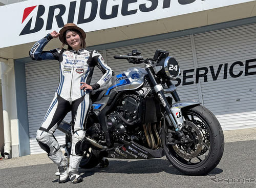 蘇った「CB-F」はサーキットでも楽しいのか？ スペンサー用にカスタム、特別なホンダ『CB1000Fレーサー』をことりちゃんが試す 画像