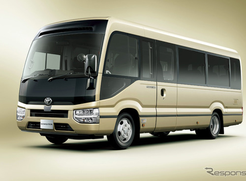 トヨタ・マイクロバス『コースター』一部改良…先進の予防安全パッケージ「Toyota Safety Sense」を全車に標準装備 画像