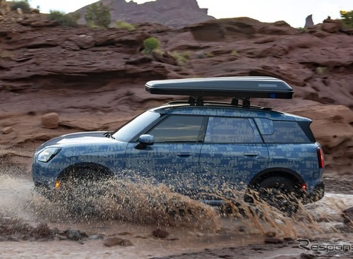 MINI『カントリーマン』にオフロード仕様、プロトタイプの写真公開…デビューは10月 画像