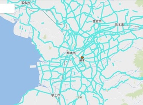ナビタイムジャパン、熊本地震の被災地を支援…走行実績マップや有料機能を無料開放 画像