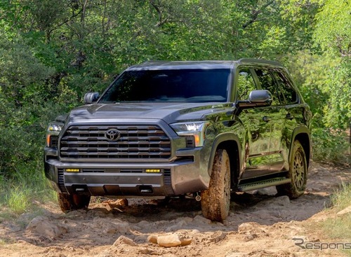 トヨタのフルサイズSUV『セコイア』に改良新型、「トレイルハンター」新設定…米国発表 画像