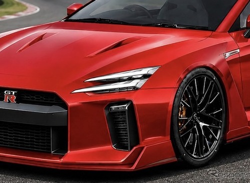 日産「GT-R」次期型、R36のデザインを予測！　1000ps級のハイブリッド？ 画像