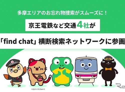 「落とし物」横断検索サービス、京王電鉄など多摩地域4事業者が新たに参画…全国39事業者に拡大 画像