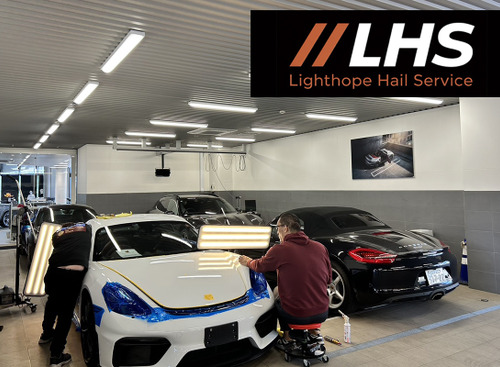 日本初の雹害車修理専門店「LHS」が出展、塗装不要の「デントリペア」による全国対応ネットワークをアピール【AA東北2026＆AA九州2026】 画像