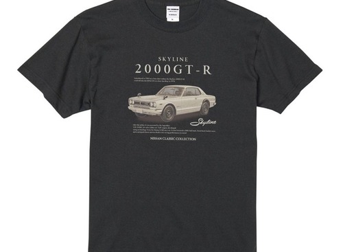 名車「日産スカイライン 2000GT-R」、デザインTシャツ予約開始…CAMSHOP.JP 画像