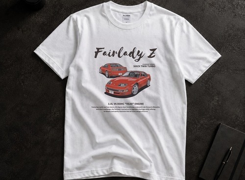 Z32型フェアレディZ、公式ライセンス取得のTシャツが登場…予約販売を開始 画像