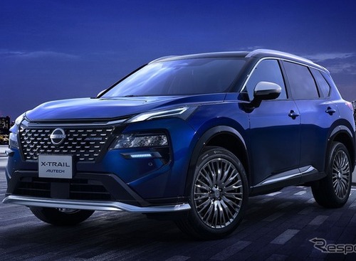 日産エクストレイル「AUTECH」仕様変更、「e-4ORCE」にNissan Connect標準装備…536万5800円から 画像