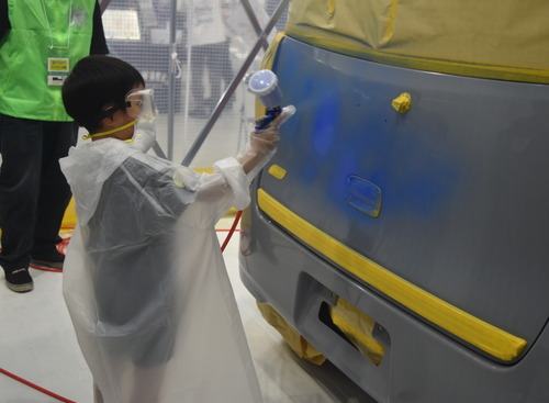実車の塗装や重機の整備体験に子供たちも大興奮！「ジュニアメカニック2026 in 東北」が夢メッセみやぎで開幕