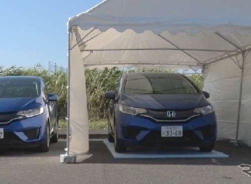 炎天下は日陰への駐車も要注意！　日なたとの違いはわずか7度…JAF調べ 画像