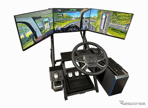 日野自動車が開発協力、大型＆普通車向け「自動車教習シミュレーター」製品化…「東京ゲームショウ2026」で展示へ 画像