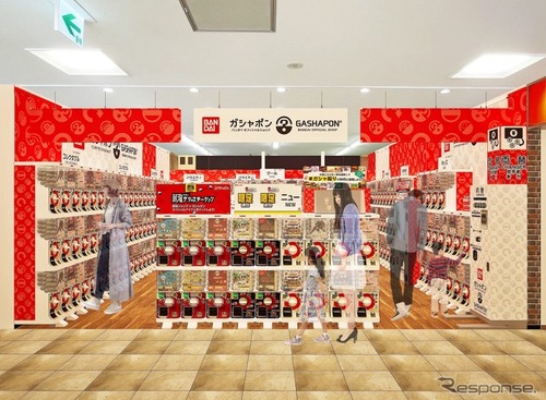 ガシャポン専門店、山陽道の淡河PAに280面設置…SA・PA最多規模 画像